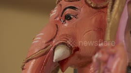 Painted Statue Of Ganesha