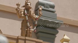 Nandi Statue In Namaste