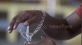 Person Praying With Mala