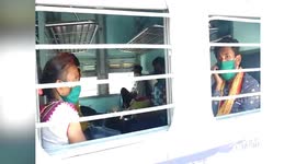 Train ferrying 1,600 Indians stranded in western Gujarat due to coronavirus finally arrive at home in central Chhattisgarh after 30hr journey