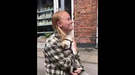 Woman in Denmark is reunited with her puppy after COVID-19 kept them apart