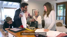 Aussie family creates surprise in-home boutique for dementia gran