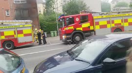 Fire Glasgow. Fire brigade Alexandra parade