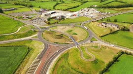 Drone View of New Roundabout
