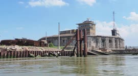 Garrison Point Defensive Fort in Sheerness, Kent, UK