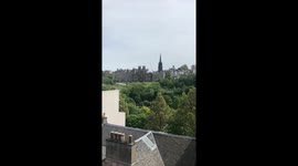 Storm hitting edinburgh