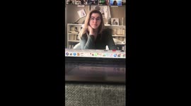 Zoom Background Prank During Company Meeting