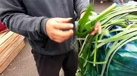 Ahead of Eid, Ketupat Traders in Palembang are selling well