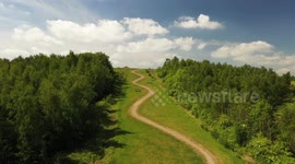 Flying up the hill to the horse art at the top, at Kiverton Park Sheffield