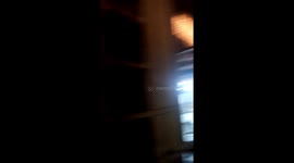 Mega incendio de camión de gas genera pánico entre los vecinos de Caracas