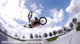 Best of Viral Bike Tricks Compilation: BMX Bike riding in a Skatepark