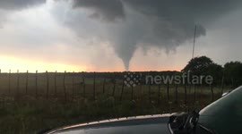Tornado touches down outside Texas city of Lubbock