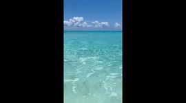 Crystal blue water
