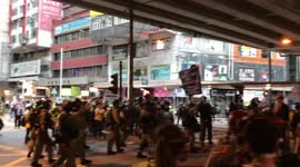 Riot police seen on streets of Hong Kong amid renewed tensions, protests