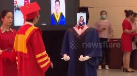 Chinese university uses robots to replace students for graduation ceremony amid coronavirus pandemic