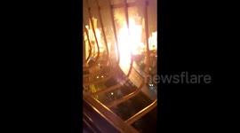Truck carrying gasoline explodes on streets of Venezuelan capital
