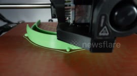 3D Printing COVID-19 Face Shield Time Lapse on LULZBOT TAZ6