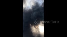 Stockton fire rages out of control in California