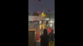 Minneapolis police fire flash grenades and rubber bullets at protest over George Floyd's death