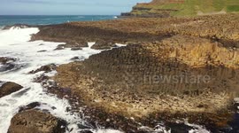 Giant's Causeway with No Tourists During Lock Down