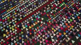Drone footage shows the new world record for the longest ever BUNTING with 80,0000 flags stretching NINE MILES