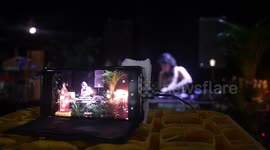 Electronic music girls collective do a live stream for people in quarantine.