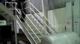 Coronavirus has Slowed Business, so I Slid Down the Banister at Work