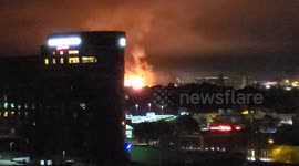 Fires break out at multiple buildings in Minneapolis as protests over George Floyd's death continue