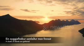 Faroe Islands drone video 4K
