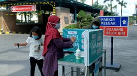 Shopping mall Amid Coronavirus In Indonesia