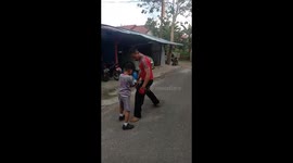 Boxing training at home
