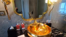 'World's first' 24 carat gold-plated hotel opens in Vietnam
