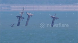 Masts from 'bomb ship' SS Richard Montgomery in Kent, UK to be removed