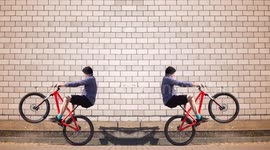 Amazing MTB Bike balance trick animation / Action - Fun- Extreme Sports