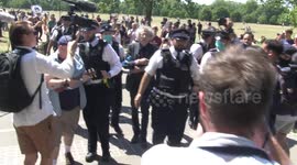 Jeremy Corbyn's brother arrested again at another anti-lockdown protest in London