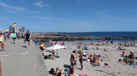 June Bank holiday Saturday in Salthill, Galway. Covid Year 2020