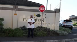 Retirement home staff forcibly removed after testing positive for Covid 19