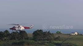 Three seriously injured jumping from popular tourist spot of Durdle Door in Dorset amid huge crowds