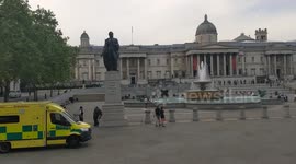 Corononavirus Pandemic restrictions eased Trafalgar Square