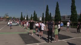 100s queue for reopening of IKEA