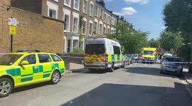 Heavy police presence at scene of potential 'murder' in north London