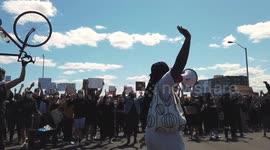 Black Lives Matter March in New Haven, Connecticut