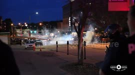 Protests turn violent in in Omaha, Nebraska over George Floyd death