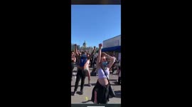 'Don't shoot us!' Indianapolis Police tear gas peaceful protesters