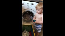 Teaching my son to do the house work for me