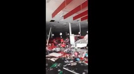 Aftermath of Looting and Destruction by Riots at South Minneapolis Target Store