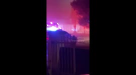 Fire at Meat market in Sulphur Springs Tampa, FL