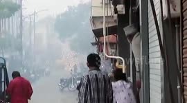 Cyclone Nisarga: Scary moment transformer catches fire as heavy rains lash western India's Gujarat