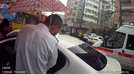 Chinese man finds newborn baby in his car after leaving window open while parked