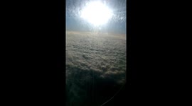 US Bangla Flight flying sky Kul To Dhaka Route Clouds nice looking